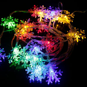 Flocos de Neve Natalino Led